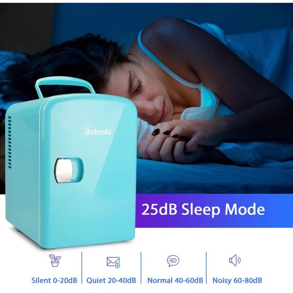 SOLD* Mini fridge in tiffany blue - Picture 7 of 10